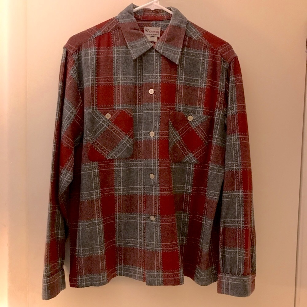 Ensenada *vintage* wool button down, M